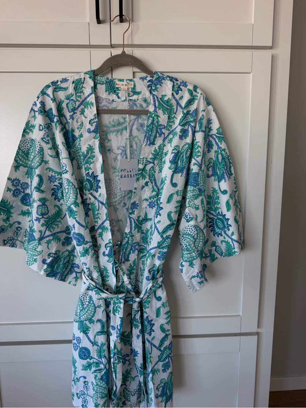 NWT Roller Rabbit Amanda Kimono Robe - Picture 5 of 7
